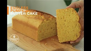 How To Make Eggless Pumpkin Butter Cake Recipe Easy [upl. by Eitnom]