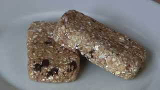 Bodylab fitnessopskrifter karamelbanan proteinbar [upl. by Ahael]