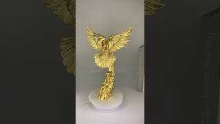 Metal trophy by casting and electroplating gold color awards trophy gift corporate metal [upl. by Bourne]