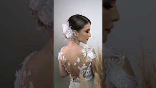 Penteado de Noiva com Flor 👰🏻‍♀️ penteadosrapidos hairstyle rabodecavalo hairtutorial makeup [upl. by Thordia]