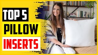 Top 5 Best Throw Pillow Inserts In 2022 [upl. by Nehgem]