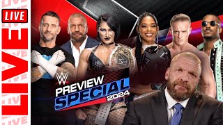 🔴 WWE PREVIEW SPECIAL 2024  What Will Triple H Announce [upl. by Kcirdor]