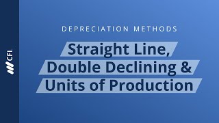 Depreciation Methods Straight Line Double Declining amp Units of Production [upl. by Nagrom]