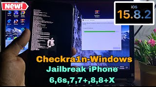 Checkra1nWindows Jailbreak iOS 1582  iOS 140 on iPhone 66s7788X  Don’t use USB Flash [upl. by Rowell]