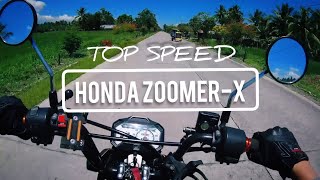 HONDA ZOOMER X TOP SPEED  AFTER 6 YEARS [upl. by Okier228]