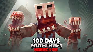 I Survived 100 Days in a Nuclear Infection in Hardcore Minecraft [upl. by Annaohj]