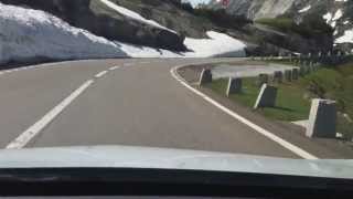 onboard Fahrt Grimselpass Schweiz mit Zeitraffer [upl. by Valerie423]