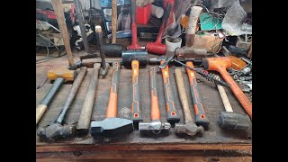 All types of Hammers vintage specialty new and custom [upl. by Nilhtac]