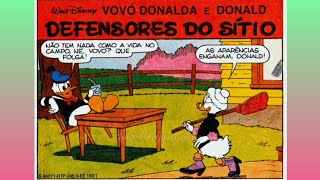 Vovó Donalda e Donald em quotDEFENSORES DO SÍTIOquot QuadrinhosLendo histórias pra vocês [upl. by Jamill]