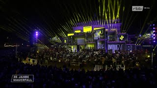 700 Musicians Play to Celebrate the 35th Anniversary of the Fall of the Berlin Wall [upl. by Nwahsel]