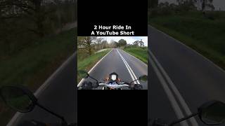 2 Hour Ride In A YouTube Short shorts motorcycle bike [upl. by Riamu836]