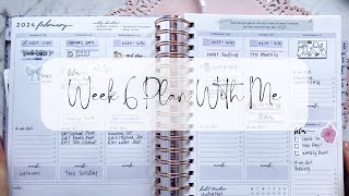 Weekly Plan With Me  Steph Pase Signature Planner  Week 6 2024 planwithme verticalplanning [upl. by Hallagan423]