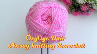 Çok Kolay İki şiş Yelek Örneği yelekörneği yelek crochet [upl. by Claudine575]