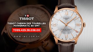 Unboxing Tissot Chemin Des Tourelles Powermatic 80 Gmt  T0994293603800 [upl. by Ylahtan]