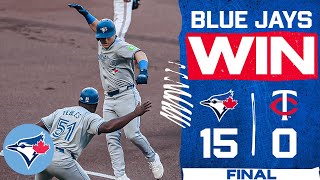 Largest shutout win in Toronto Blue Jays history [upl. by Aleuname]