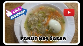 Pansit may Sabaw recipe [upl. by Eelyma]