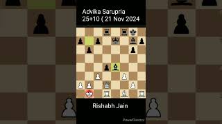 Rishabh Jain Gwalior vs Advika Sarupria Udaipur [upl. by Aras]