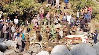 jampk police tributes Hc Bishamber singh of Dhaggar and public Handed over the parsht body to ashe [upl. by Yannodrahc795]