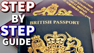 How To Renew UK Passport 2024  Step By Step 🇬🇧📘 [upl. by Amaso]