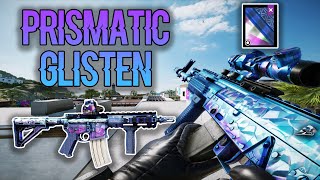 PRISMATIC GLISTEN Universal WEAPON SKIN  Attachment Skin  Showcase INGAME  Rainbow SixSiege [upl. by Leann]