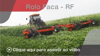 Implemento Agrícola  Rolo faca RF  Agrimec [upl. by Nessah]