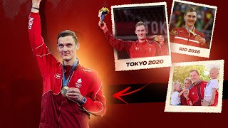 Viktor Axelsen BacktoBack Olympic Champion 🥇  Paris 2024 Family Vlog [upl. by Gonick]