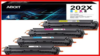 202X HighYield Toner Cartridges Replacement for HP 202A CF500X CF500A [upl. by Noizneb]