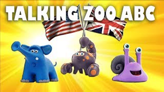 Talking Zoo ABC Teach The Alphabet learn letters from A to Z Funny Plasticine Alphabet [upl. by Hassett678]