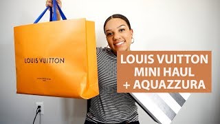 LOUIS VUITTON GRACEFUL PM REVIEW  CLEMENCE WALLET  LOUIS VUITTON AQUAZZURA [upl. by Ccasi501]