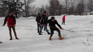 Snowsnakes at Great Lakes Cultural Camps  Indigenous Student Leadership Program [upl. by Nodaj]