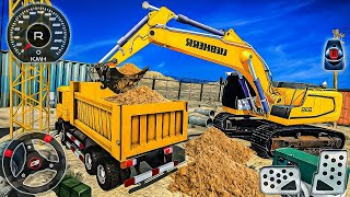 Real City Construction Simulator 3D  Highway Excavator Vehicles Builder  Android GamePlay part 2 [upl. by Joyann591]