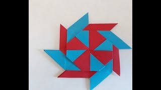 Easy Transforming Ninja star l how to make a transforming ninja star [upl. by Vivienne]