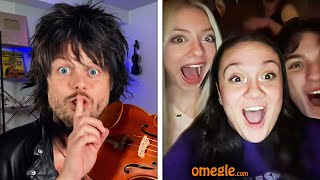 Classical Violinist Surprises Omegle with ROCK Music [upl. by Lindemann]