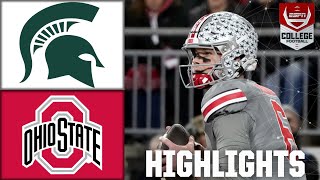 Michigan State Spartans vs Ohio State Buckeyes  Full Game Highlights [upl. by Nirrat434]