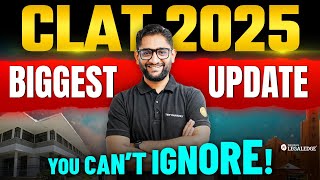 📣 CLAT 2025 The Biggest Update Ever 🚨 [upl. by Linetta]