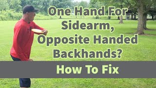 Righty Backhand With Lefty Sidearm or Visa Versa What To Do [upl. by Iba]