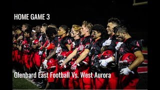 Glenbard East Football Vs West Aurora 0914 [upl. by Eixirt446]