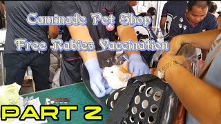 CAMINADE PET SHOP 》■FREE RABIES VACCINATION DAY [upl. by Solberg]