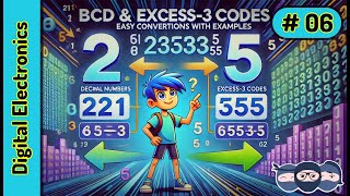 Demystifying BCD amp Excess3 Codes Easy Conversions with Examples  Digital Electronics Ep 6 [upl. by Bridgette758]