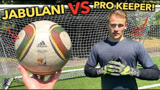 Pro Keeper Faces 100 Shots from a Jabulani and Let in  Goals [upl. by Ailgna]