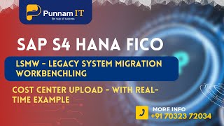 LSMW  Cost Center Upload  LSMW step by step process  LSMW in s4 hana  LSMW in sap [upl. by Pebrook]