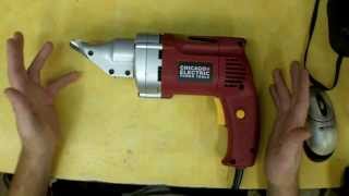 Harbor Freight 14 Gauge Swivel Head Shear Review [upl. by Erdna]