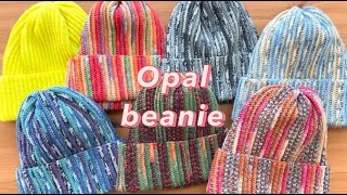 Opal丸ごと1玉編みきりBeanie〜Love story〜 [upl. by Delogu]