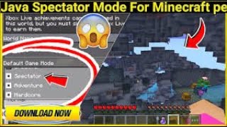 How to command gamemode Spectator in MINECRAFT JAVA Edition [upl. by Onit]