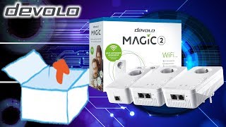 Unboxing  devolo Magic 2 WiFi Weltweit schnellstes Powerline Multiroomkit [upl. by Yenahc]