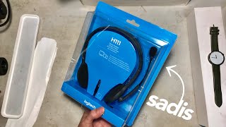 Unboxing Headset Warnet [upl. by Anires]