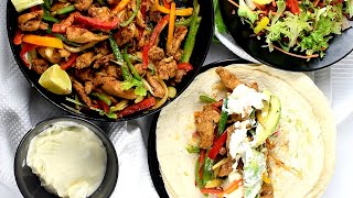 CHICKEN FAJITAS RECIPE  CHICKEN WRAPS [upl. by Atir]