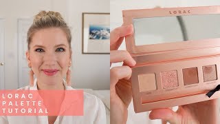 Lorac Unzipped Unfiltered Palette Tutorial [upl. by Johansen]