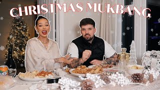 NEW IN MampS CHRISTMAS FOOD MUKBANG amp QampA [upl. by Najar]