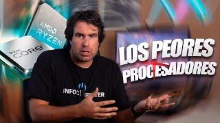 PEORES Procesadores Gaming 2024 y MEJORES ALTERNATIVAS 🤬Infocomputer [upl. by Derfla621]